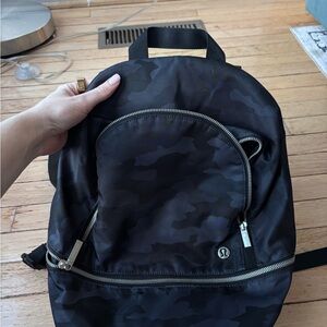 lululemon athletica Black Camouflage SMALL Backpack